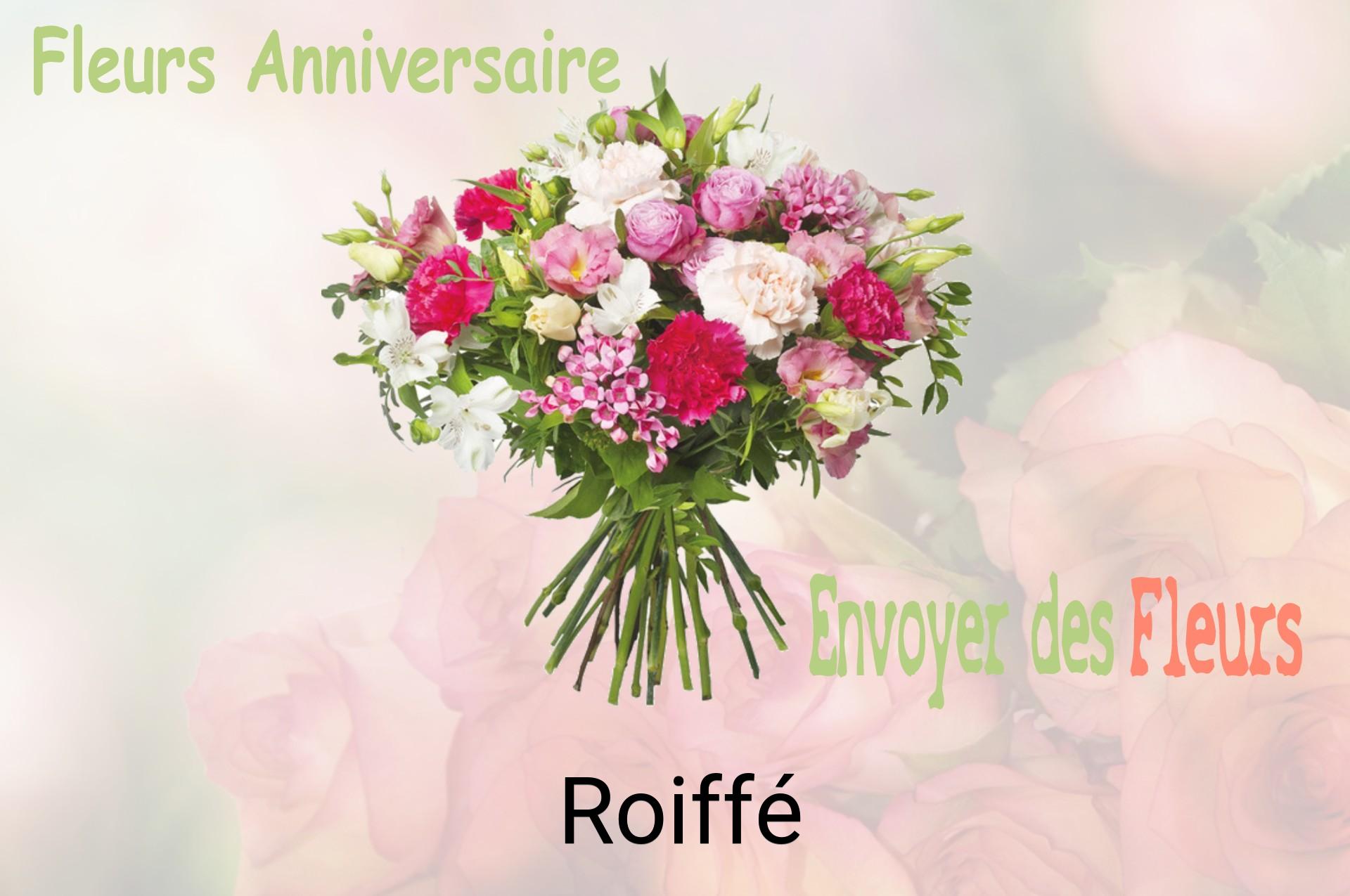 Bouquet de fleurs d’anniversaire livré à Roiffé