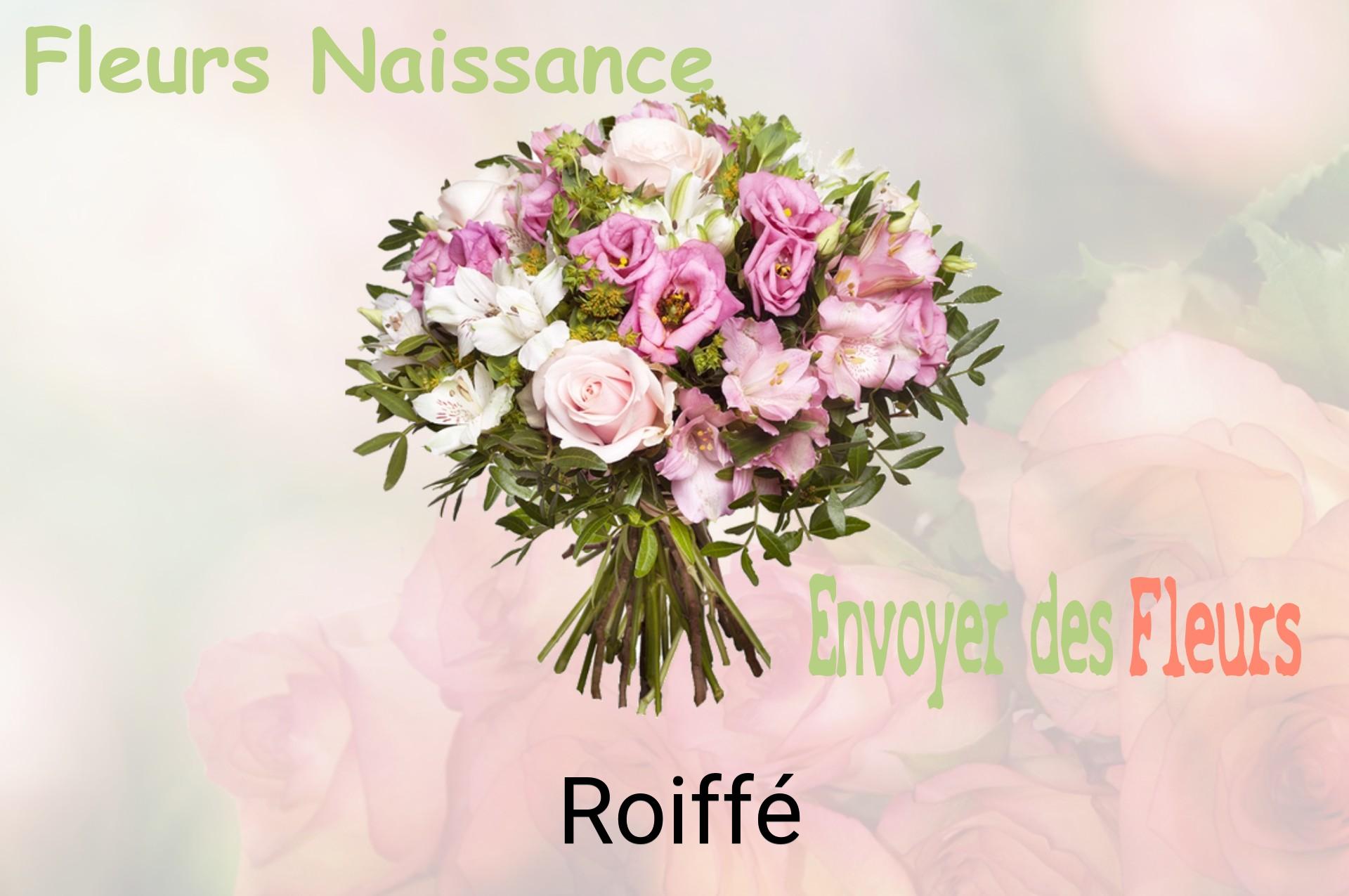 Bouquet de fleurs de naissance livré à Roiffé